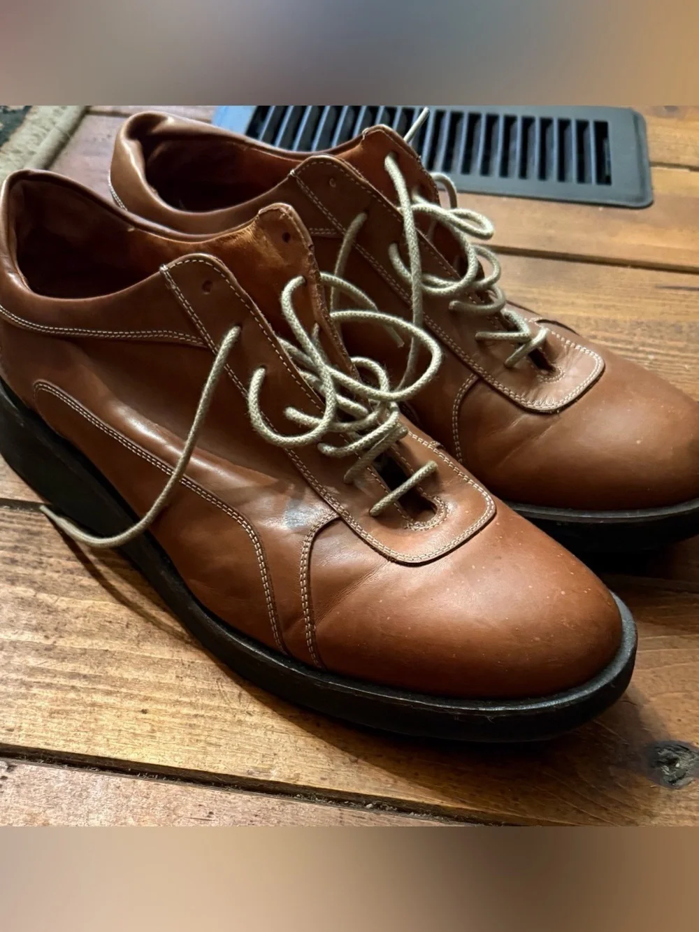 Johnston & Murphy smooth brown